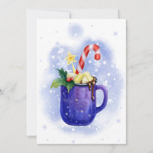 Cartes Pour Fêtes Annuelles Chocolat chaud et Sucre de canne mag