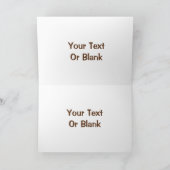 Cartes Pour Fêtes Annuelles Chocolat mexicain (Intérieur)