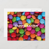 Cartes Pour Fêtes Annuelles Chocolate candy rainbow color (Devant / Derrière)