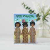 Cartes Pour Fêtes Annuelles Chœur Afro-Américain de Kwanzaa (Debout devant)