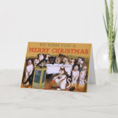 Cartes Pour Fêtes Annuelles Chorale de Noël (Devant)