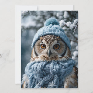Cartes Pour Fêtes Annuelles Chouette de Wonderland