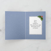 Cartes Pour Fêtes Annuelles Chouette neige de Noël (Intérieur)