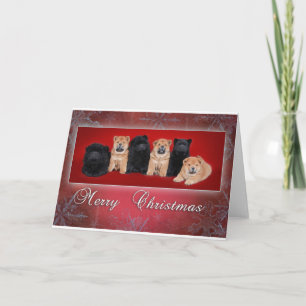 Cartes Pour Fêtes Annuelles Chow-chow_kartka christmas