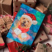 Cartes Pour Fêtes Annuelles Chow Chow race Chien Noël