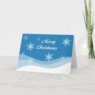 Cartes Pour Fêtes Annuelles Chrismas Snow