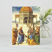 Cartes Pour Fêtes Annuelles Christ Donner les clés à saint Pierre (Debout devant)