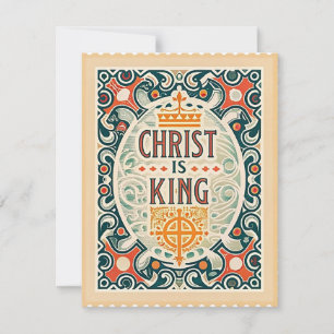 Cartes Pour Fêtes Annuelles Christ est Roi