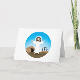 Cartes Pour Fêtes Annuelles Christ ressuscité
