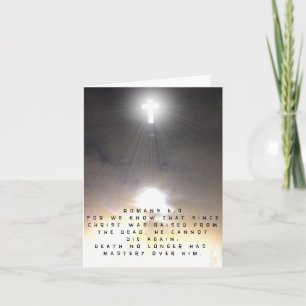 Cartes Pour Fêtes Annuelles Christ Was Raised From the Dead