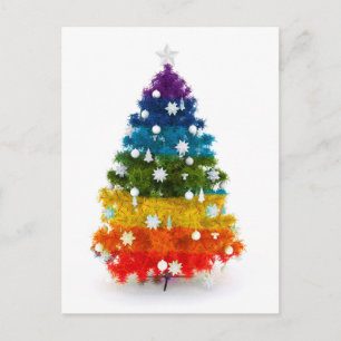 Cartes Pour Fêtes Annuelles christholiday tree colors happy joy