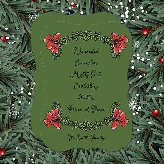 Cartes Pour Fêtes Annuelles Christian Christmas Card