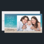 Cartes Pour Fêtes Annuelles Christian Christmas Photo Ocean and Beach<br><div class="desc">Cartes de Noël chrétiennes avec eau de mer et sable de plage arrière - plan. Ajoutez une photo horizontale et personnalisez avec n'importe quel message. Voici un exemple de texte : "Notre souhait pour vous cette période de fêtes est une vie remplie de bénédictions glorieuses de Dieu."</div>