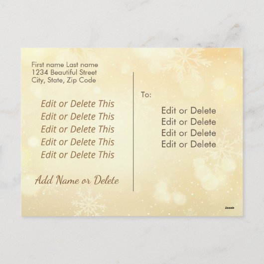 Cartes Pour Fêtes Annuelles Christian Cross Custom Photo Script Rouge Noël (Dos)