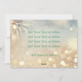 Cartes Pour Fêtes Annuelles Christian Cross Elegant Script Photo Noël (Dos)