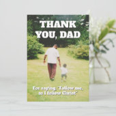 Cartes Pour Fêtes Annuelles Christian MERCI PAPA Fête des pères (Debout devant)