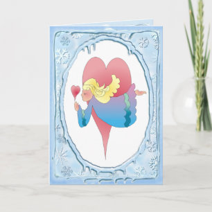Cartes Pour Fêtes Annuelles CHRISTMAS ANGEL par SHARON SHARPE