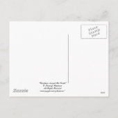 Cartes Pour Fêtes Annuelles Christmas Around The World Text Design Postcard (Dos)