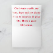 Cartes Pour Fêtes Annuelles Christmas Barnyard Friends (Intérieur)