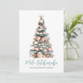 Cartes Pour Fêtes Annuelles Christmas Beach Mele Kalikimaka (Debout devant)