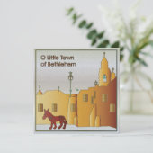 Cartes Pour Fêtes Annuelles Christmas Bethlehem (Debout devant)