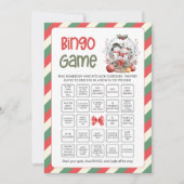 Cartes Pour Fêtes Annuelles Christmas Bingo Game (Devant)