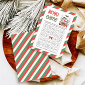 Cartes Pour Fêtes Annuelles Christmas Bingo Game