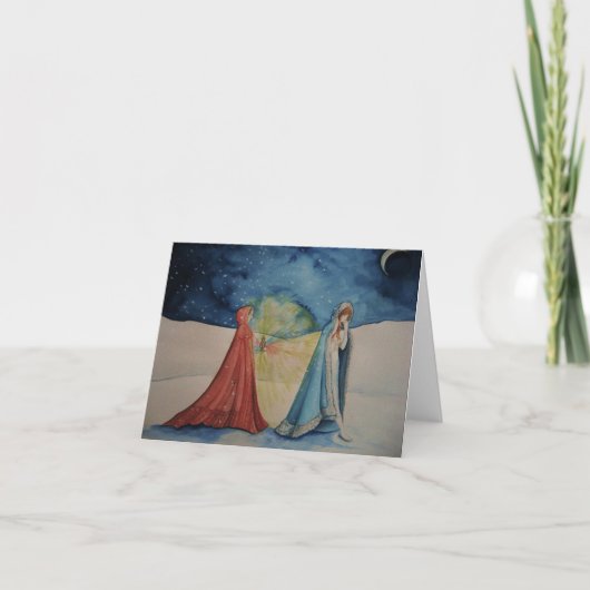 Cartes Pour Fêtes Annuelles Christmas by Lantern Light (Devant)