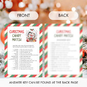 Cartes Pour Fêtes Annuelles Christmas Candy Match Game