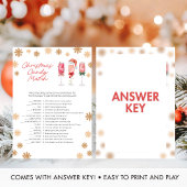 Cartes Pour Fêtes Annuelles Christmas Candy Match Game
