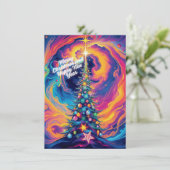 Cartes Pour Fêtes Annuelles Christmas Card (Debout devant)