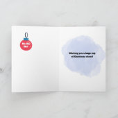 Cartes Pour Fêtes Annuelles Christmas Card Cup of Cocoa with Candy Cane (Intérieur)