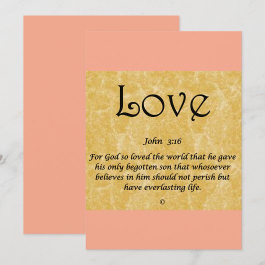 Cartes Pour Fêtes Annuelles christmas card ---love (Devant / Derrière)