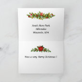 Cartes Pour Fêtes Annuelles Christmas Card - Milwaukee, Wisconsin, USA (Intérieur)