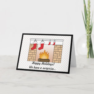 Cartes Pour Fêtes Annuelles Christmas Card Pregnancy Announcement Twins !!