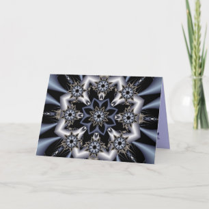 Cartes Pour Fêtes Annuelles Christmas card with fantasy stars and text