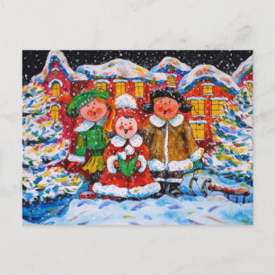 Cartes Pour Fêtes Annuelles Christmas Carol