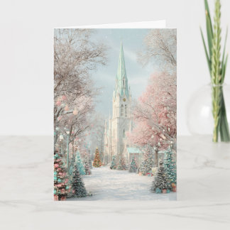 Cartes Pour Fêtes Annuelles Christmas Cathedral