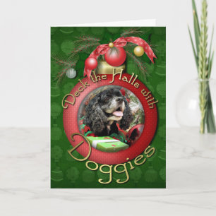 Cartes Pour Fêtes Annuelles Christmas - Cocker Espagne - Marshall