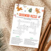 Cartes Pour Fêtes Annuelles Christmas Crossword Puzzle Game