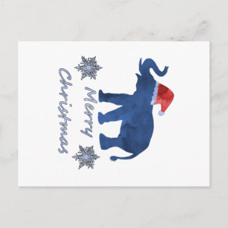 Cartes Pour Fêtes Annuelles Christmas Elephant