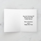 Cartes Pour Fêtes Annuelles Christmas Elf (Intérieur)