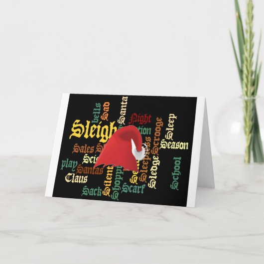 Cartes Pour Fêtes Annuelles Christmas empoisonne Have a Nice Day & a Better Ni (Devant)