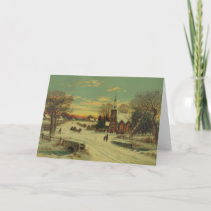 Cartes Pour Fêtes Annuelles Christmas Eve Church Services