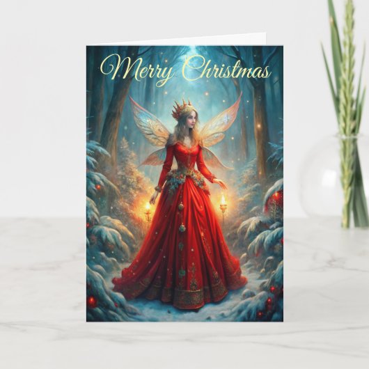Cartes Pour Fêtes Annuelles Christmas Fairy (Devant)