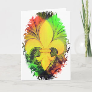 Cartes Pour Fêtes Annuelles Christmas Fleur de Lis