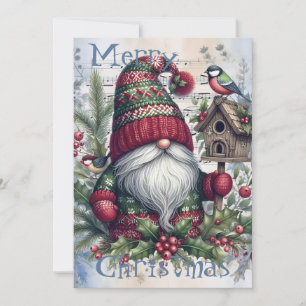 Cartes Pour Fêtes Annuelles Christmas Gnome