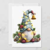 Cartes Pour Fêtes Annuelles Christmas Gnome - Whimsical Gnome with Lights (Devant)
