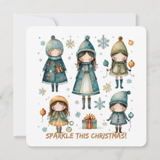 Cartes Pour Fêtes Annuelles Christmas Greeting Postcard