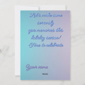 Cartes Pour Fêtes Annuelles Christmas greeting with beautiful tree (Dos)